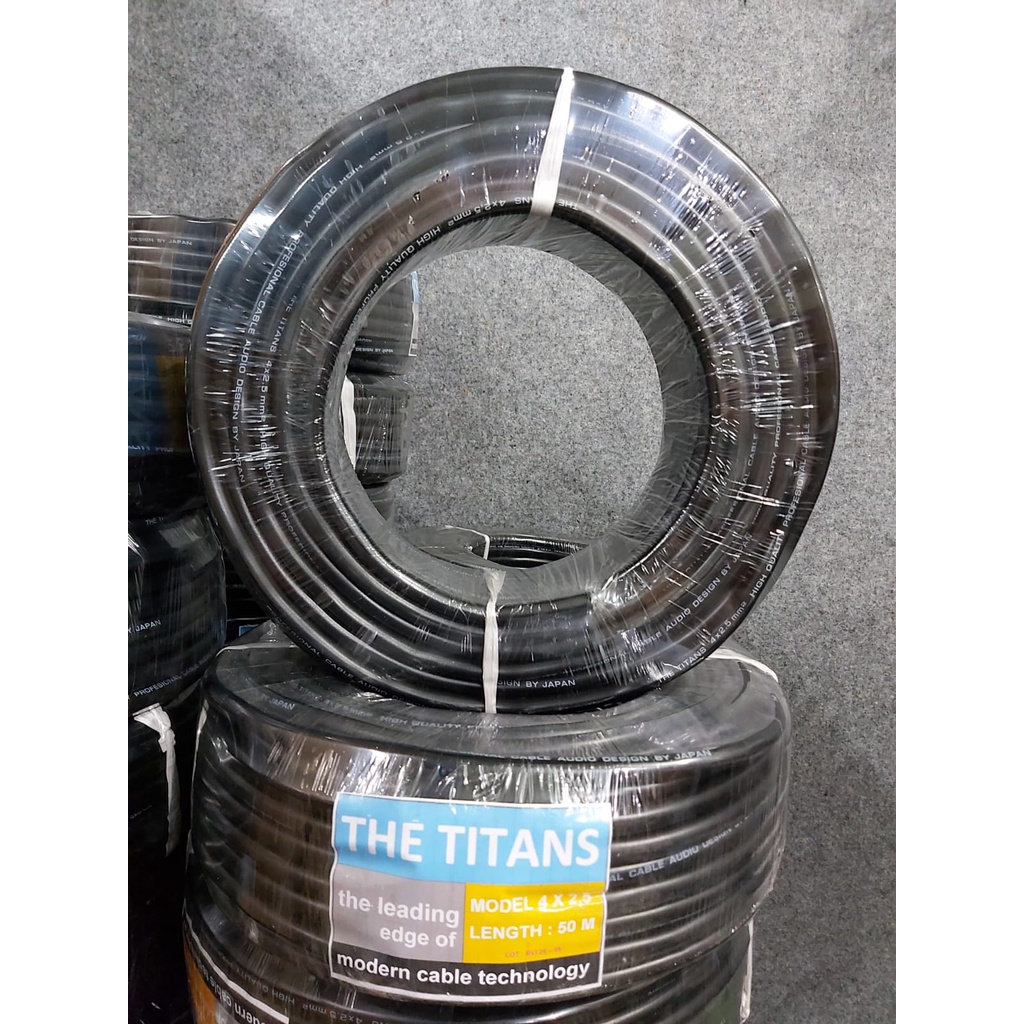 Kabel Speaker titans isi 4 x 2.5 panjang 50m