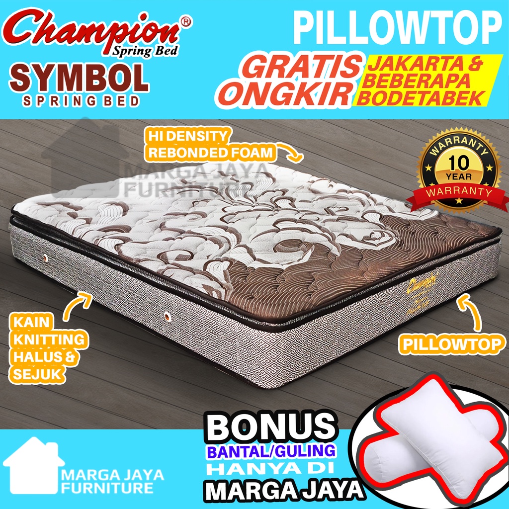 Springbed champion symbol kasur matras 120 160 180 - 160 x 200