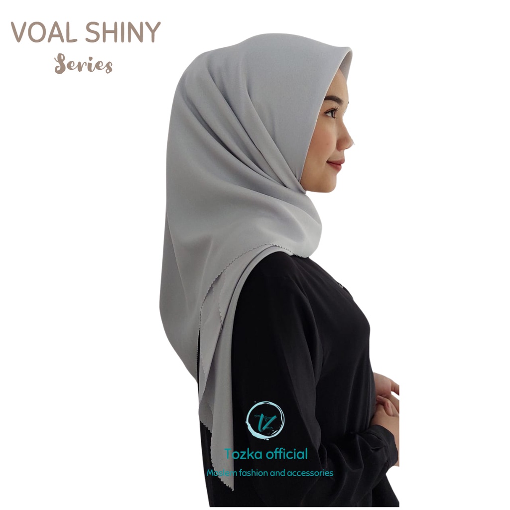 VOAL SHINY HIJAB I hijab segi empat by Tozka