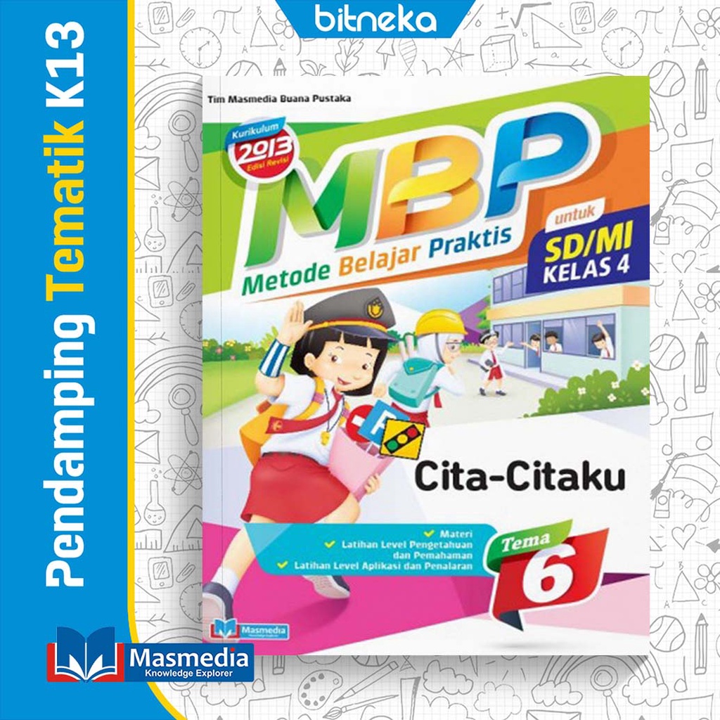 Jual Buku Metode Belajar Praktis Mbp Sd Mi Kelas 4 Tema 6 Cita Citaku