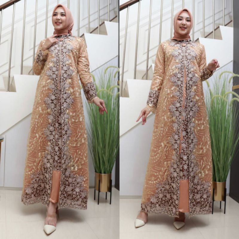 FASHION MUSLIM // ASTANA DRESS //BAHAN TILLE BORDIR PREMIUM DALAMAN SATIN VELVET // By Pelangi Jaya // KEBAYA ORIGINAL // KEBAYA MODERN