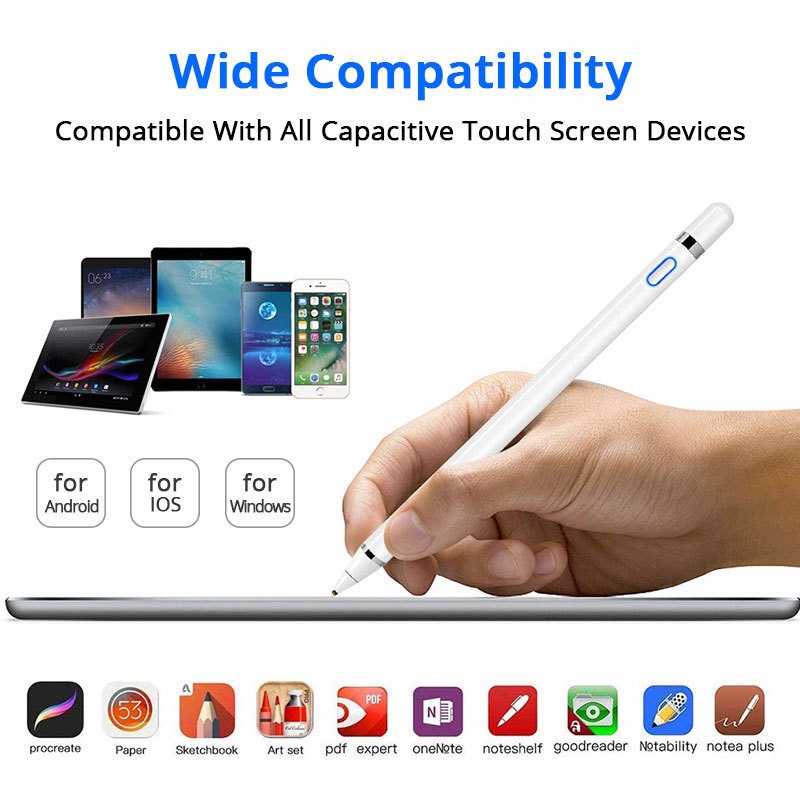 Stylus Pen Universal Bisa Android IOS dan Samsung for Ipad fine point Ujung Lancip Ipad Mini Ipad Pro 11 2018