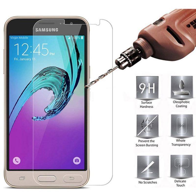 Film Pelindung Layar Tempered Glass 9H Untuk Samsung Galaxy A3 A5 A7 J1 J3 J5 J7 2016 2017