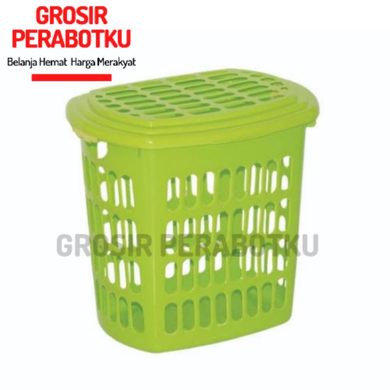 Laundry Basket Pamela Oval Keranjang Pakaian Jumbo