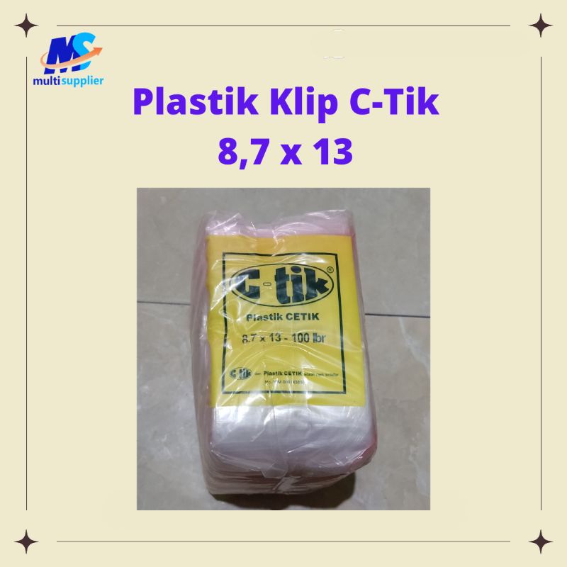 Plastii Klip C-tik 8,7x13