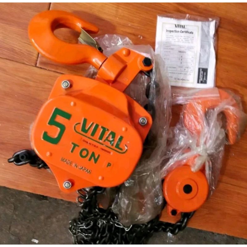 chain block takel 5 ton x 3 meter VITAL VP 5 JAPAN