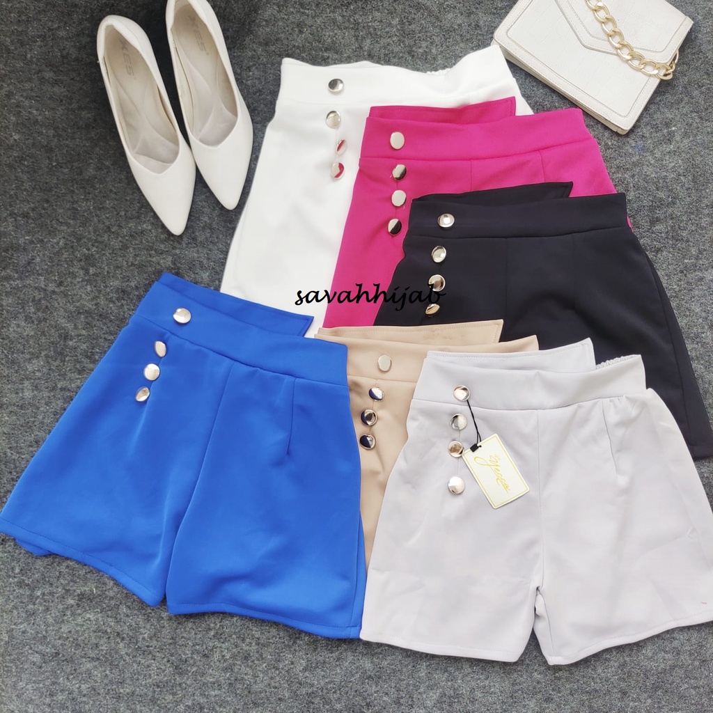 PANTS SHORT BUTTON / CELANA 6810 / PANTS SHORT WANITA