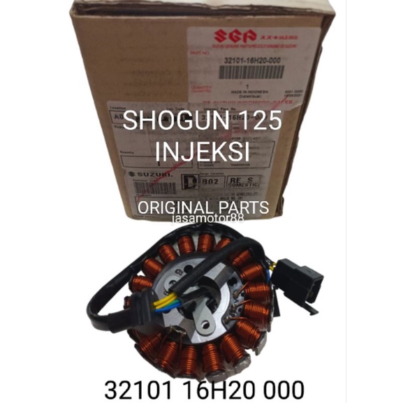 STATOR SPUL KOMPLIT SHOGUN 125 INJEKSI ORIGINAL 32101 16H20 000