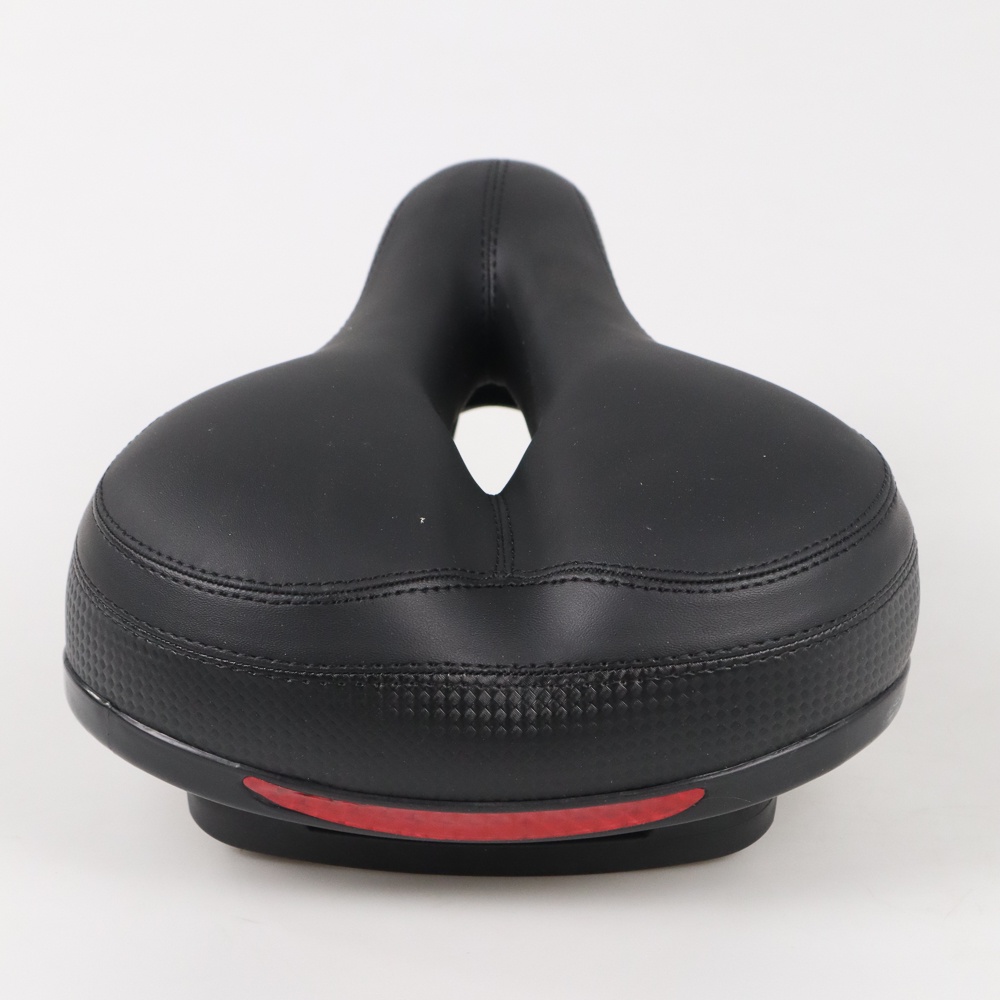 TaffSPORT Sadel Sepeda Shock Absorber Big Butt Saddle Empuk Nyaman - NE1017 - Black