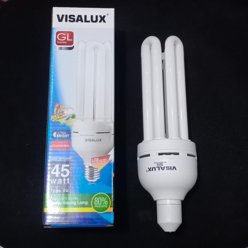 Lampu PLC 4U 45w / lampu hemat energi 45w sni visalux 100% baru