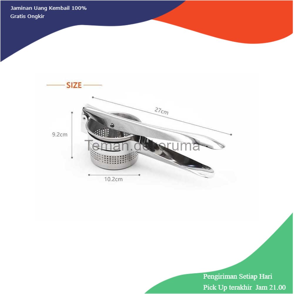 TD - PR ZORASUN Peras Jeruk Kentang Wortel Potato Ricer Masher Pressure - ZPM103