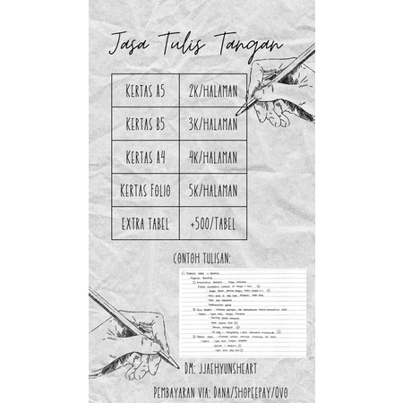 

Jasa Tulis Tangan - BACA RULES