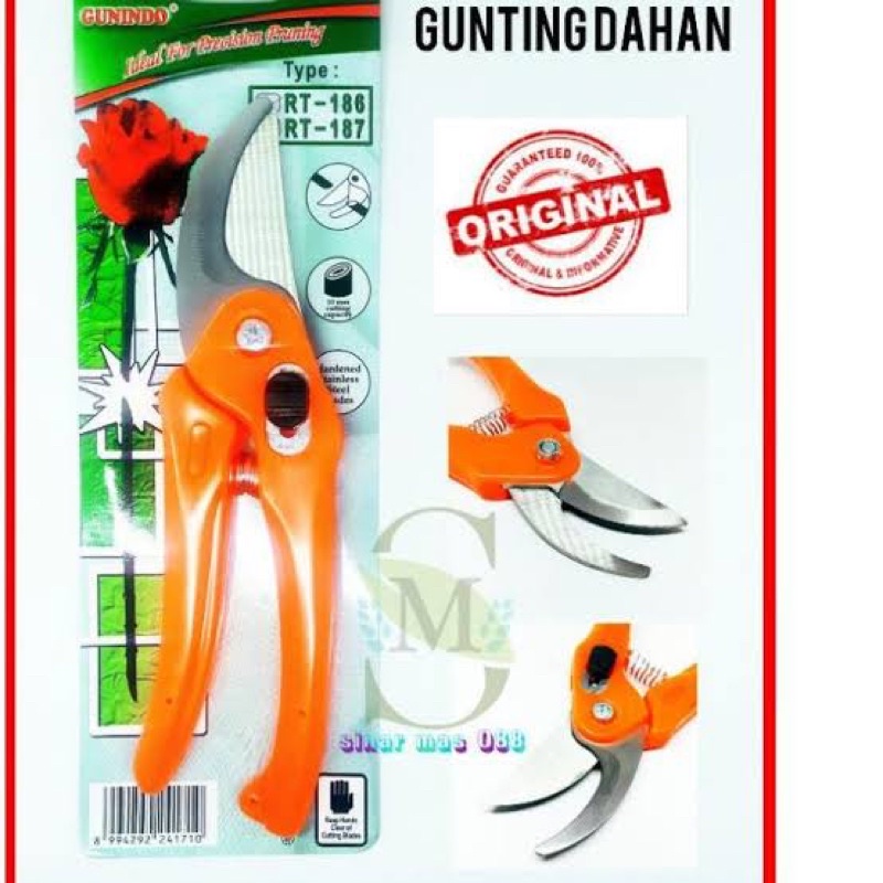 Gunting Dahan GUNINDO Gunting Ranting Pemotong Ranting Daun Rumput Murah