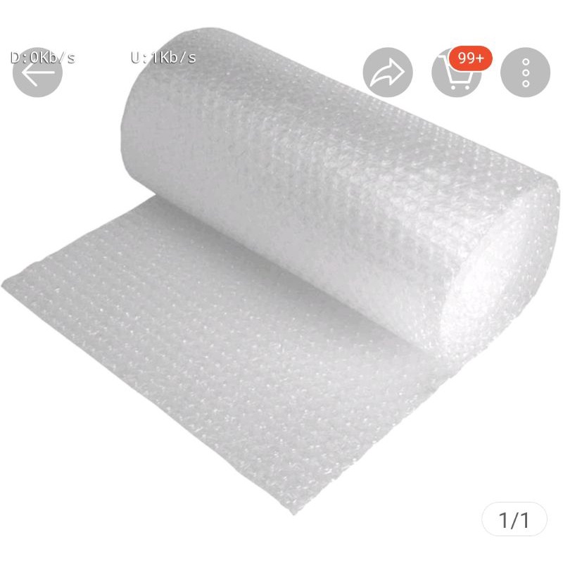 

Tambahan bubble wrap untuk keamanan kemasan
