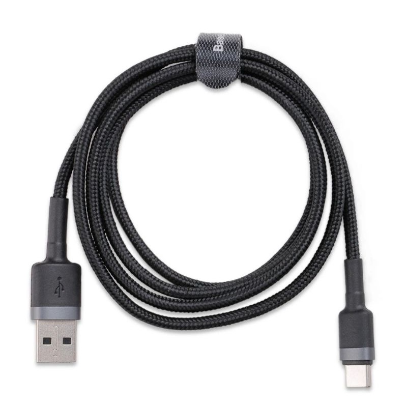 Baseus Type C 3A Cafule Cable Durable Nylon Braided Wire Usb