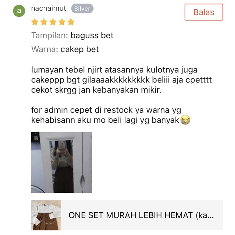 ONE SET MURAH LEBIH HEMAT by BYNEE.ID