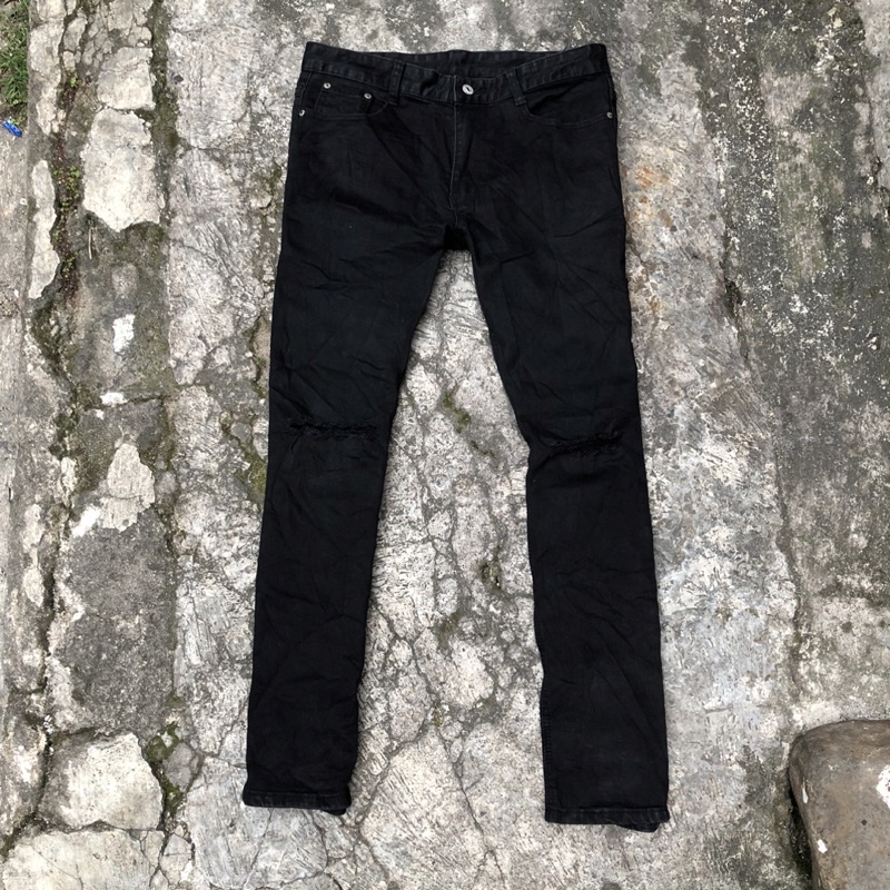 celana jeans ripped imp-size 29/30 skinny-pria/cowok-second original