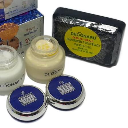PAKET CREAM DEONARD SET DAN SABUN HITAM ORIGINAL