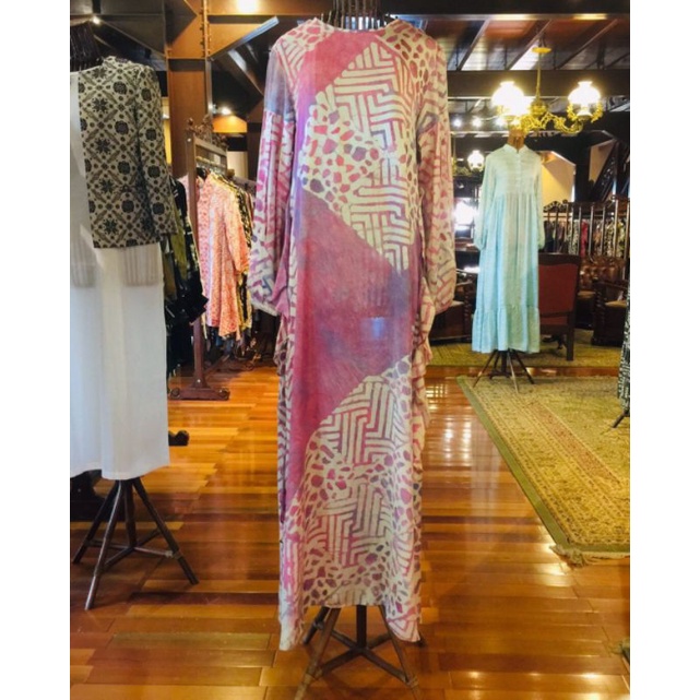 Alissia Dress Tissue by Dian Pelangi TERBARU Busana Muslim Gaun Pesta Batik Wanita Casual Formal