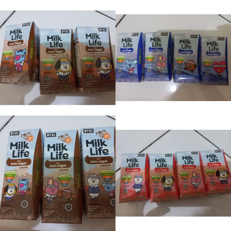 Milk life BT21 | SUSU MILK LIFE| MILK LIFE| BT21