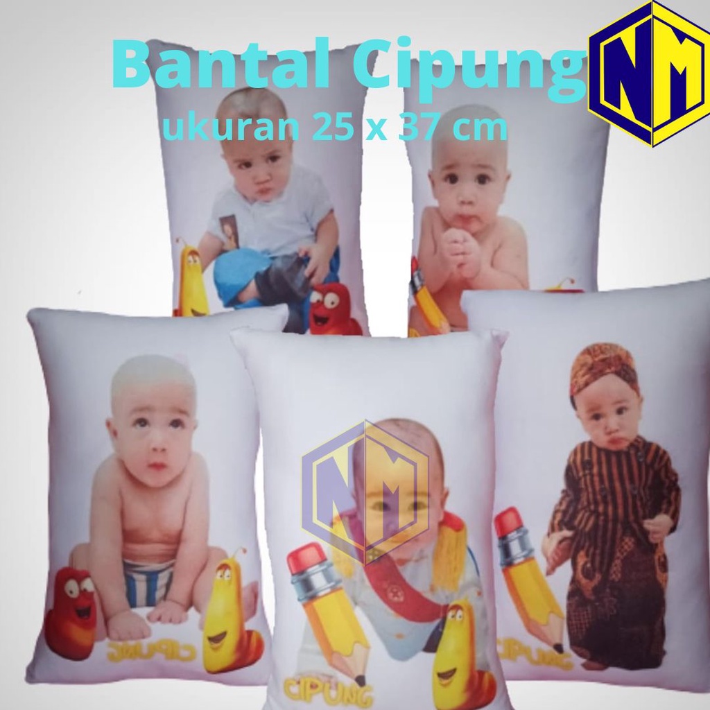 bantal viral Cipung ukuran 25x 35 cm