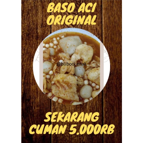 Jual Baso Aci Original Non Pedas Isian Gajih Sapi Shopee Indonesia