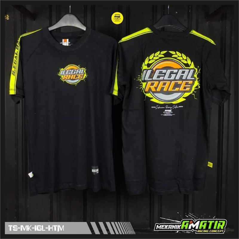 baju kaos racing Ilegal race Original|baju balap Racing