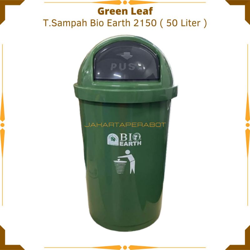 GREEN LEAF - Tempat Sampah Bio 50 Liter Grean Leaf 2150