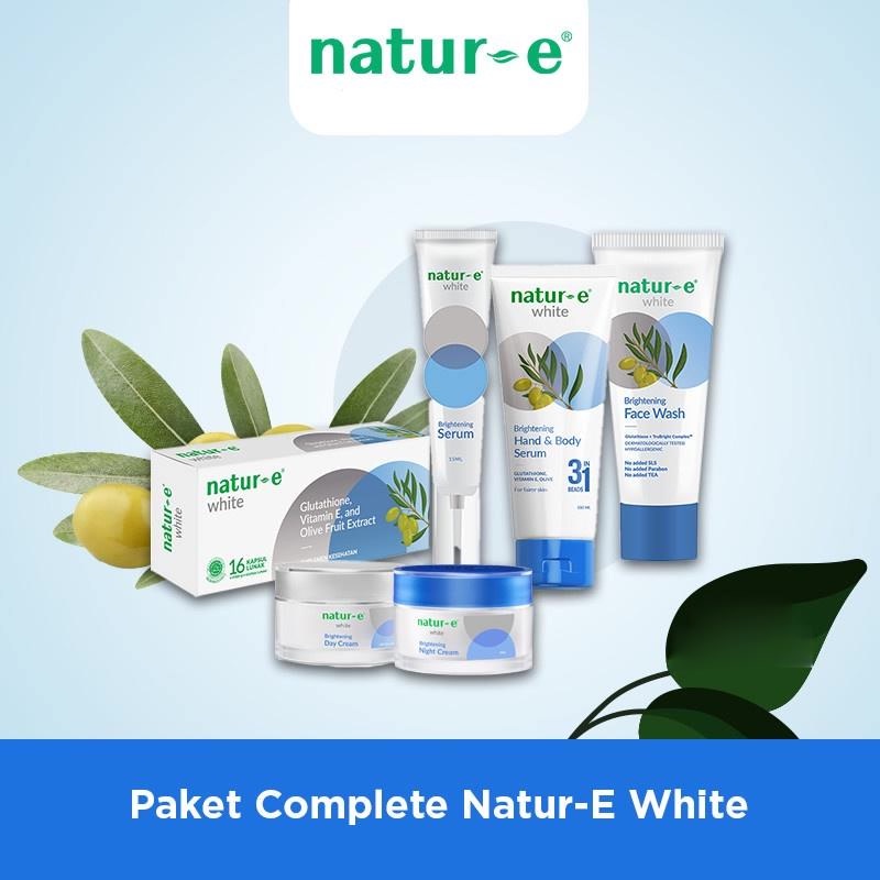 ★ BB ★ Natur-E White Brightening SERIES - Face Wash - Serum - Day &amp; Night Cream - Hand &amp; Body Serum