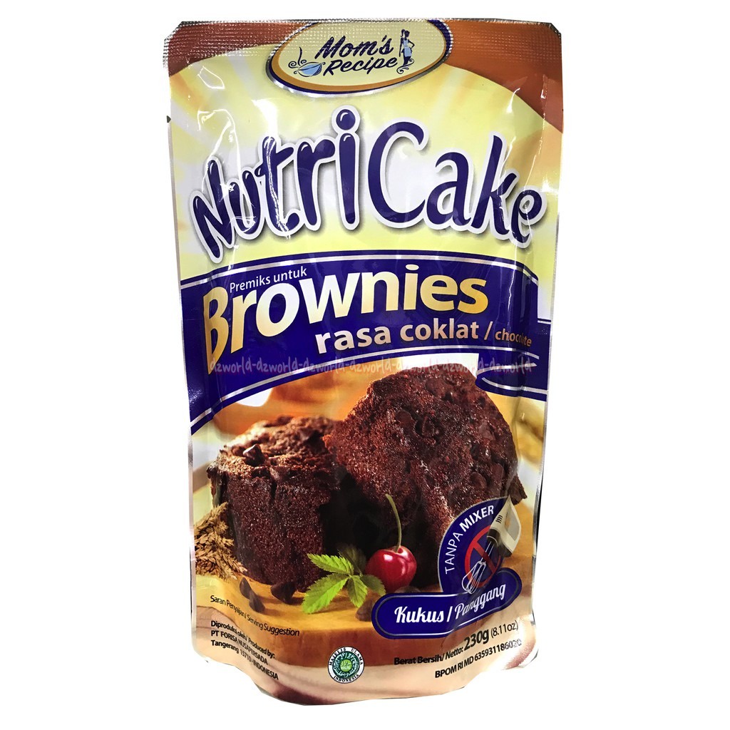 Brownies Kukus Panggang * Nutricake * 230g