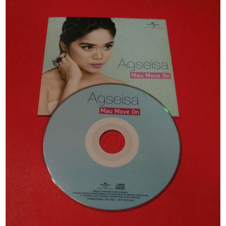 kaset CD musik sengel promo radio Agseisa / Mau Move On