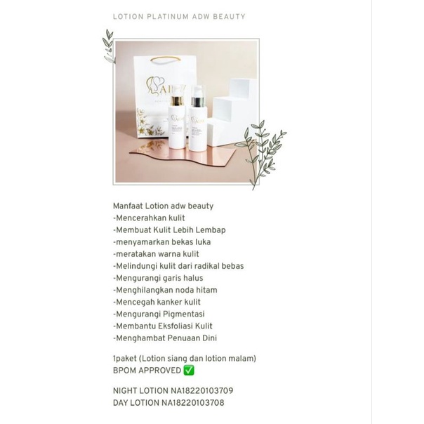 3paket Lotion Adw Beauty 480.000 disc 15%