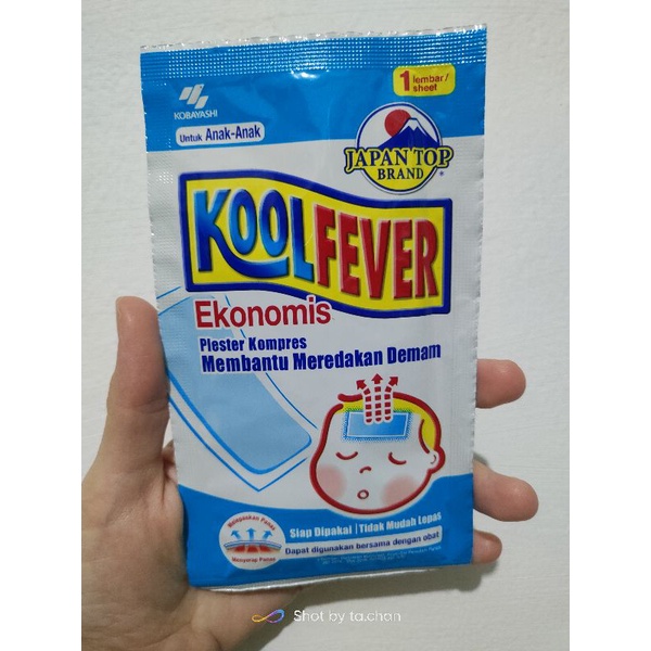 Kool Fever plester kompres demam untuk bayi anak / fever plester kompres demam