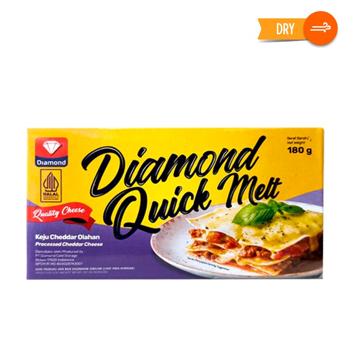 CHEESE CHEDDAR QUICK MELT 180 GR