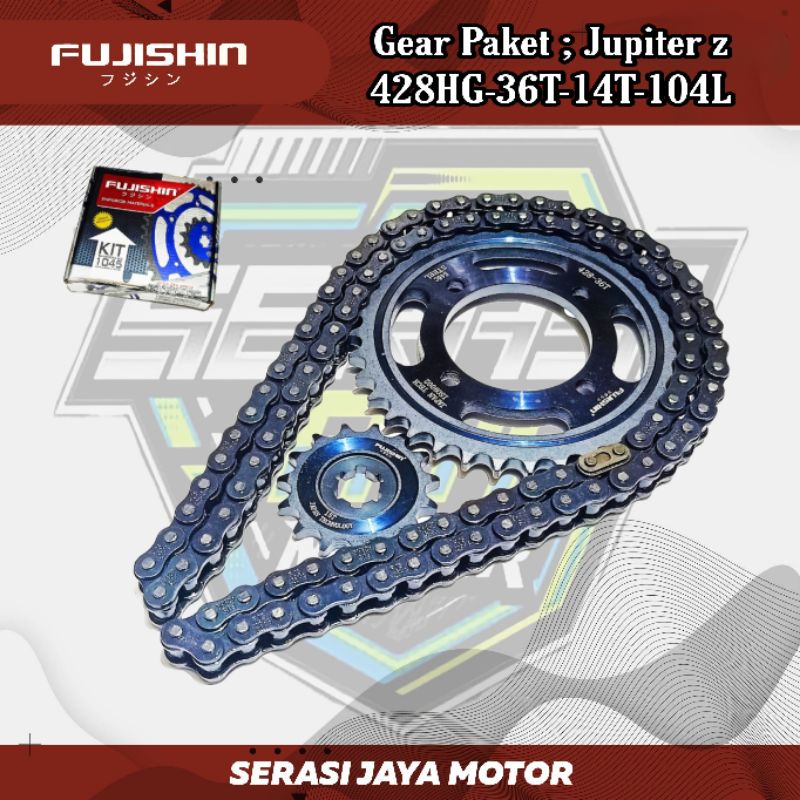 Fujishin GEAR PAKET JUPITER Z (428HG-36T-14T-104L)