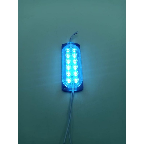 Lampu Led Kolong Bak Truk Bis Atau Motor 24 Volt 12 Led NYALA DIAM