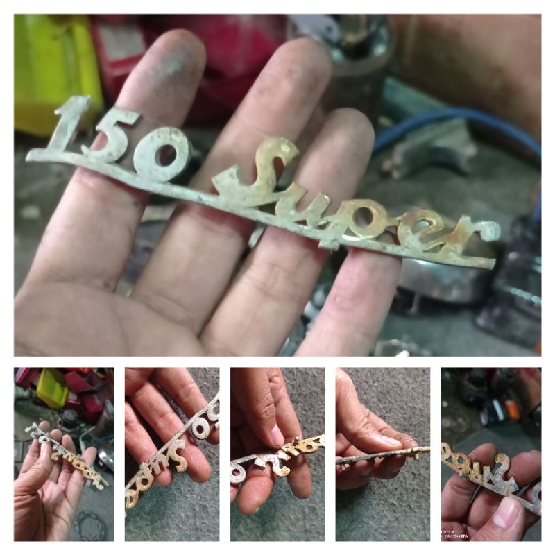 Emblem vespa super 66-73 original copotan piaggio