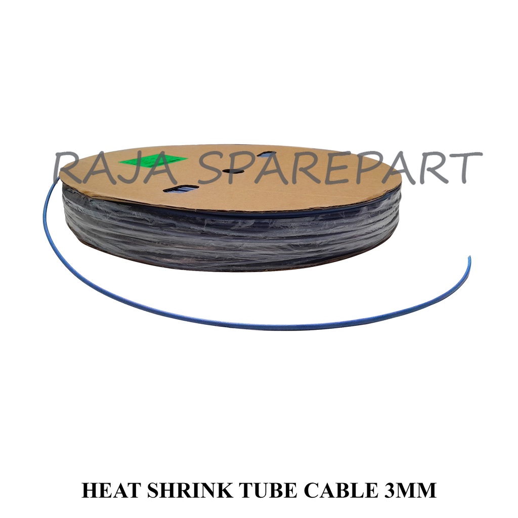 HEAT SHRINK TUBE CABLE / ISOLASI BAKAR KABEL 3MM ( HARGA PER 50 CM )