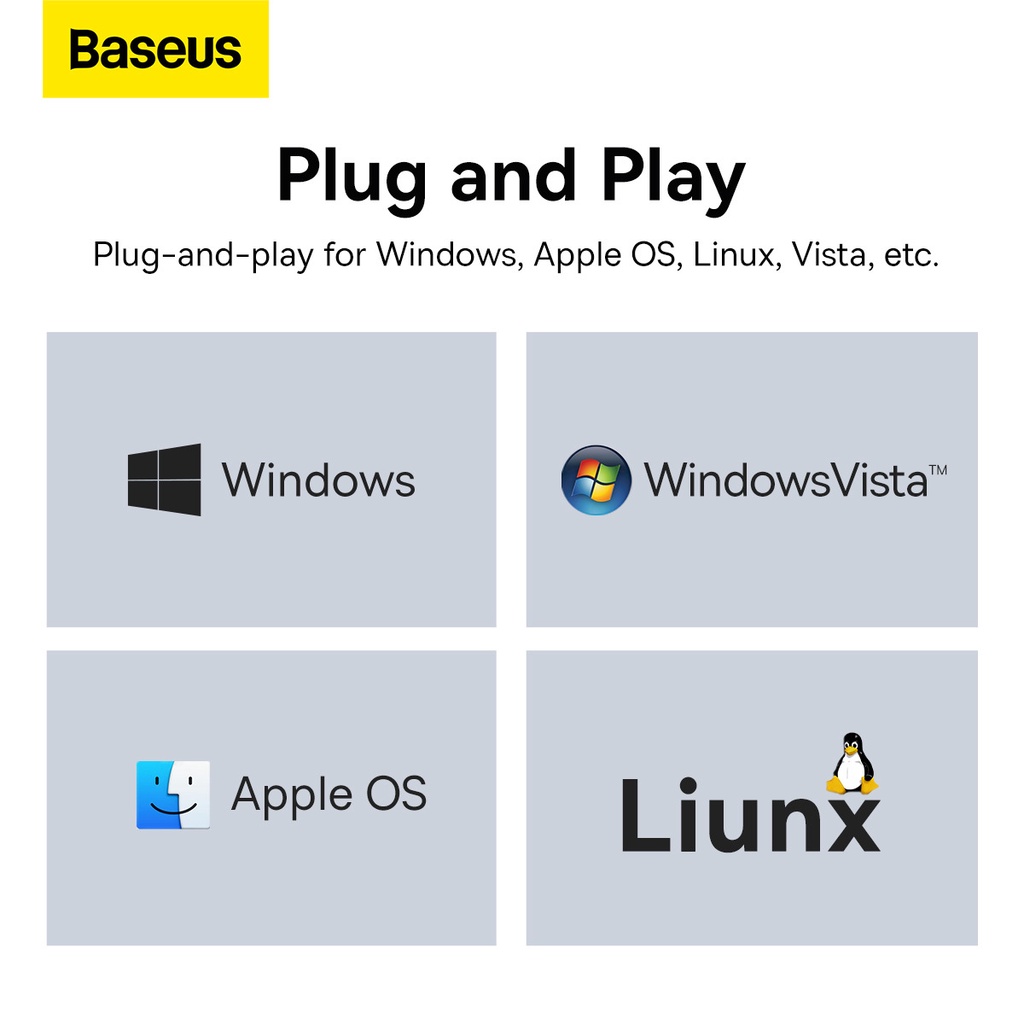 Baseus Original Lite Series Ethernet TYPE C to RJ45 LAN Port 100Mbps HUB Adapter Adaptor USB-A Ori RJ 45 Kabel Cable Tipe C