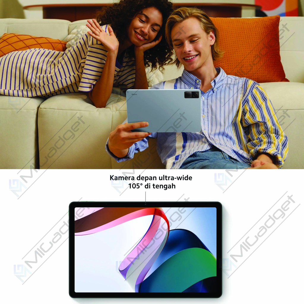 Tablet Tab Xiaomi Redmi Pad 2022 WiFi 5 GHz Pelajar 6/128 Garansi Resmi