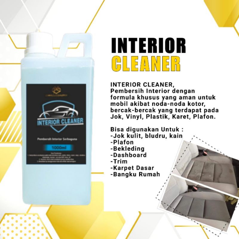 INTERIOR CLEANER 1LITER, pembersih interior dalam mobil penghilang noda plafon jok