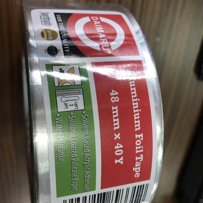 

LAKBAN ALUMINIUM FOIL/LAKBAN TAHAN PANAS/SOLASI ALUMINIUM
