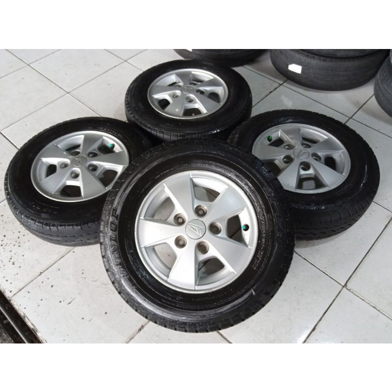 Velg Mobil Bekas Oem Grand max Ring 13 Pcd 5x114,3 + Ban 2pcs 165 R13c