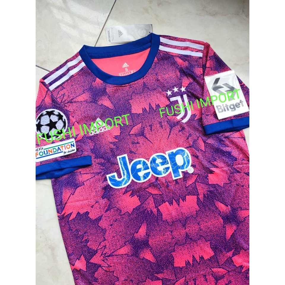 Jersey Baju Bola Juventus 3rd Third Full Patch 2022 2023 Grade Ori