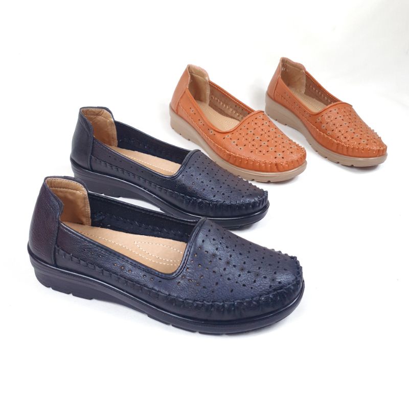 Norvid Sepatu Wanita Kantor Slip On N26153