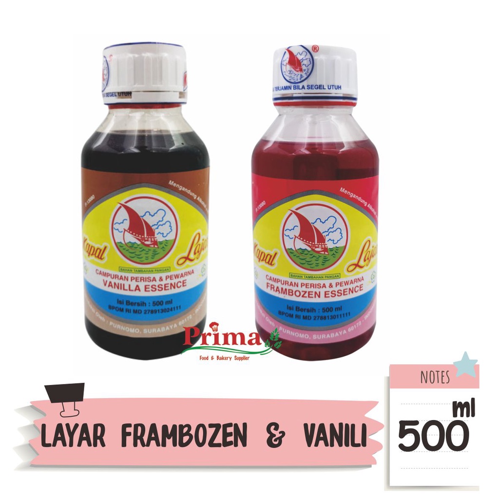 Jual Layar Essence Vanilli Frambozen 500ml Shopee Indonesia 4852