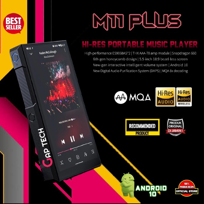 {AbdiStore} FIIO M11 PLUS / M 11 PLUS / M11 LTD Hi-Res Digital Audio Player / DAP - M11 PLUS ESS Dis