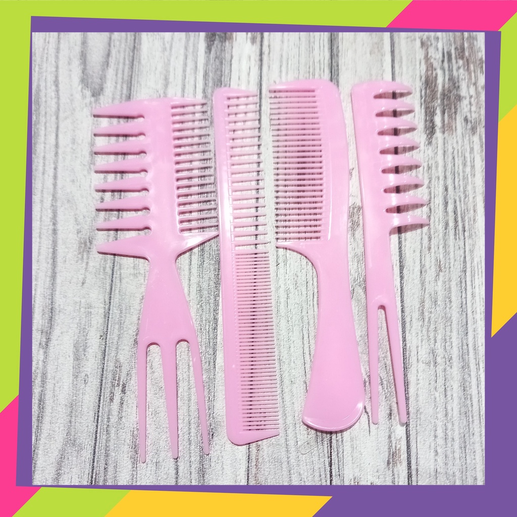 1822 / Sisir rambut salon profesional 1 set 8pcs anti static hair combs