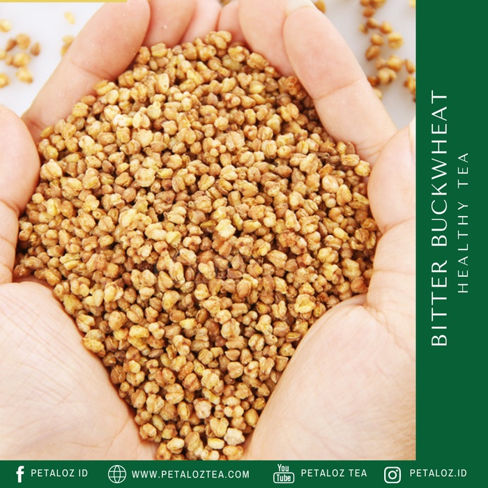 

YELLOW BUCKWHEAT TEA - TEH SOBA CHA - MEMIL CHA - TARTARY BUCKWHEAT