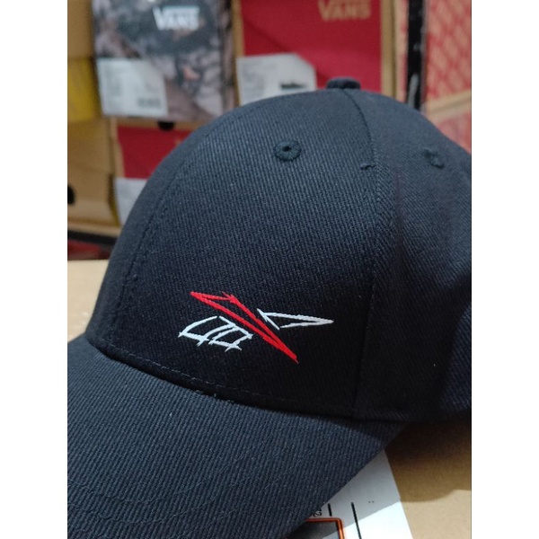 Topi Reebok Basic Cap Black Navy Original Resmi Map